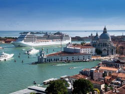 Cruise departing from Venice