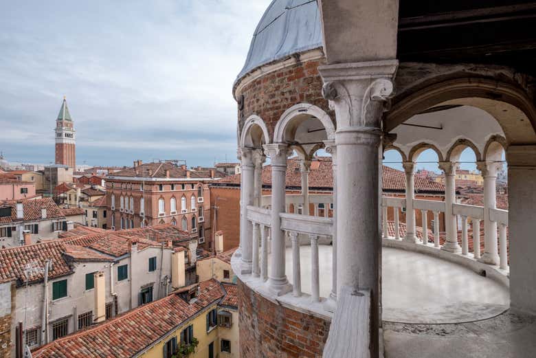 Enjoying the view of Venice